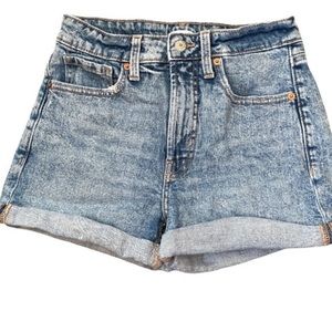 ld Navy | Shorts | Old Navy Og Short High Rise Acid Wash Blue ...
